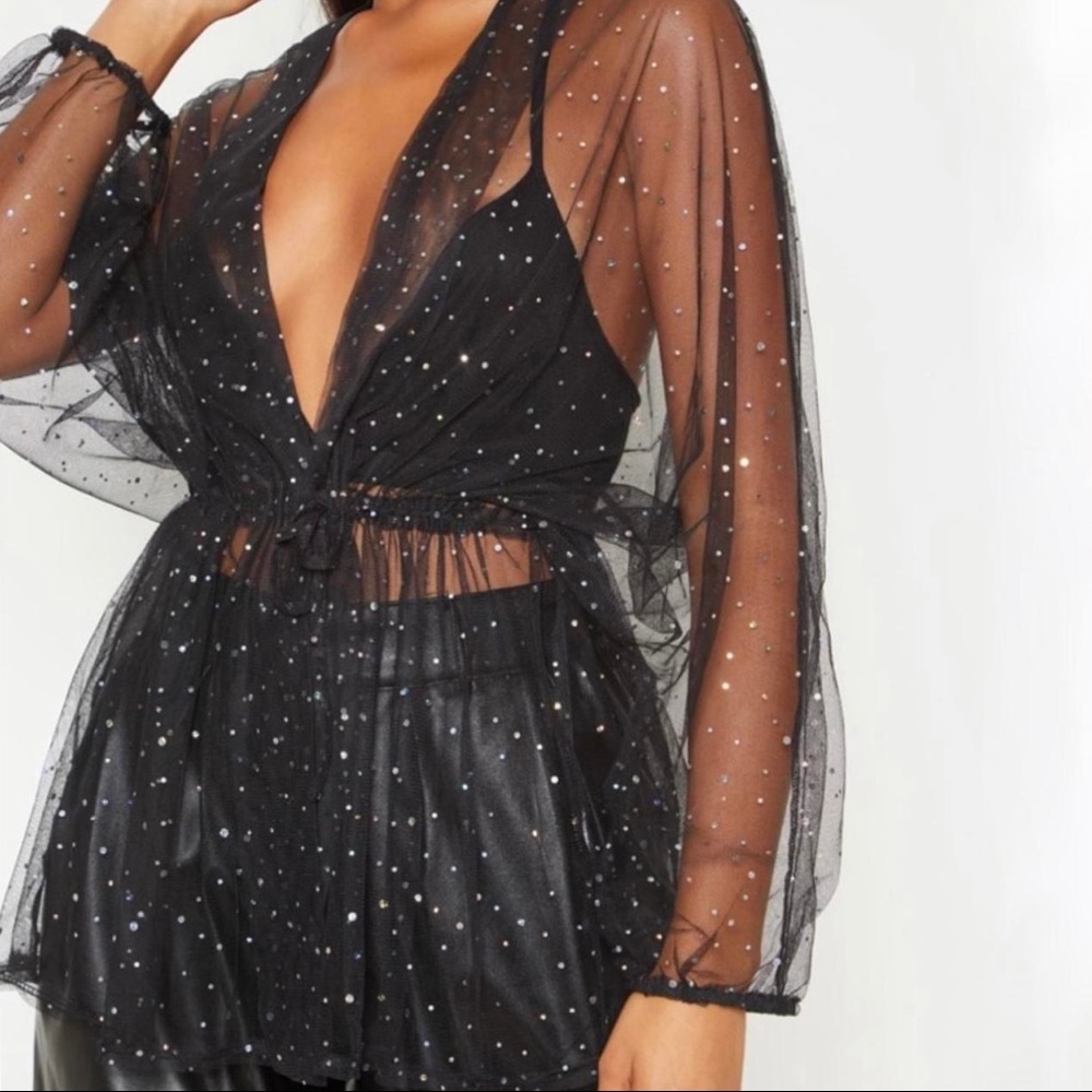 Pretty Little Thing - Sparkly, Festival Cardi